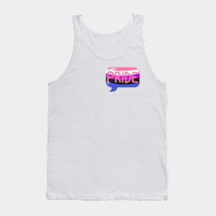 LGBTQ+ Pride Flag Bubble - Genderfluid Tank Top